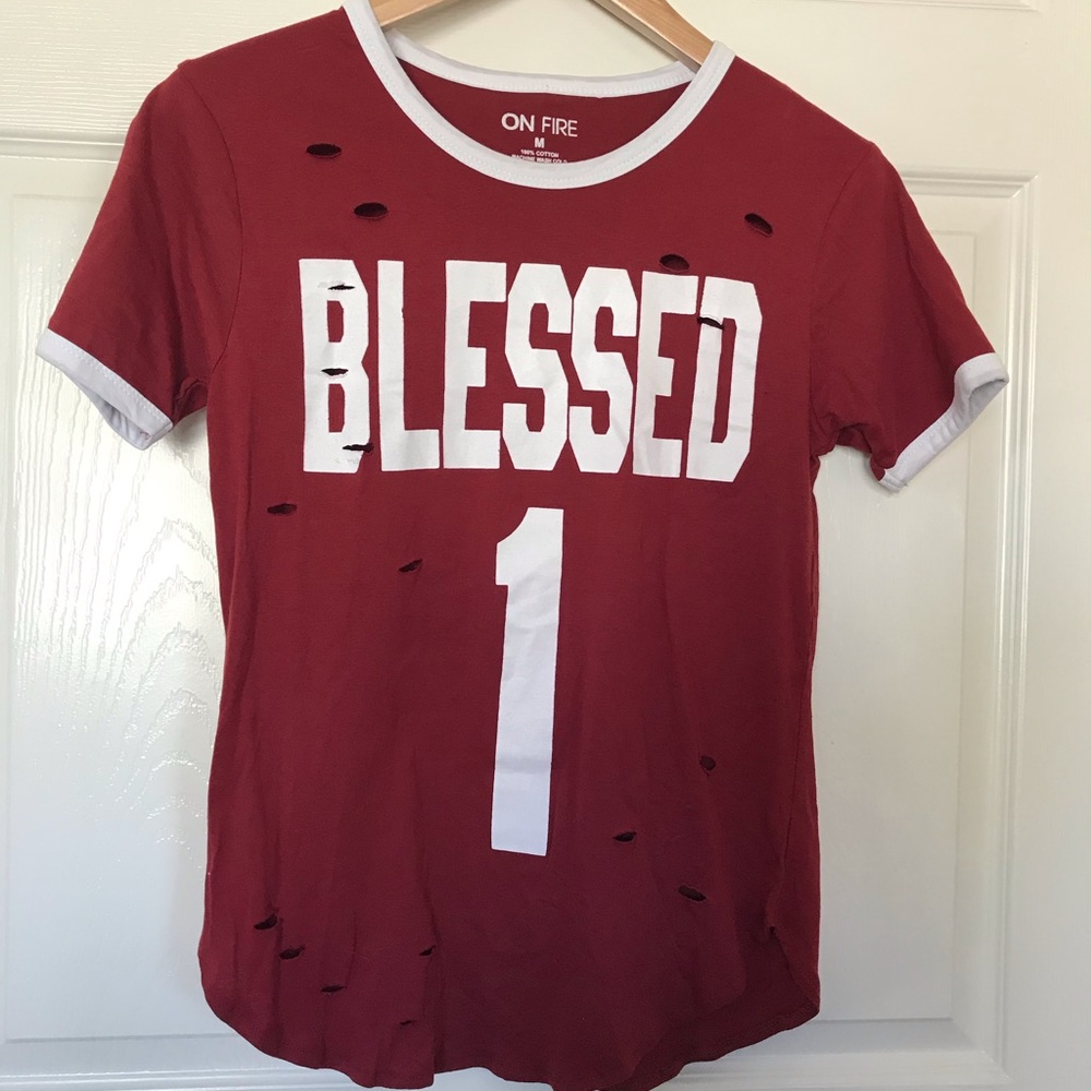 Long shirt with short sleeves